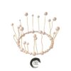 White Pearl Crown Cake Topper - Image 3