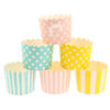 50 Piece Polka Dot Muffin Cupcake Paper Cup Liners - Image 2