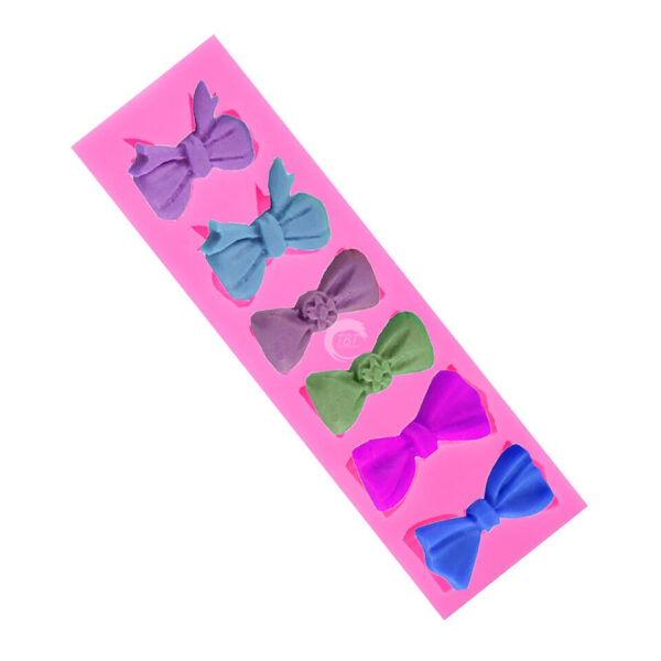 Bow Tie Bowknot Silicone Fondant Mold - Image 2