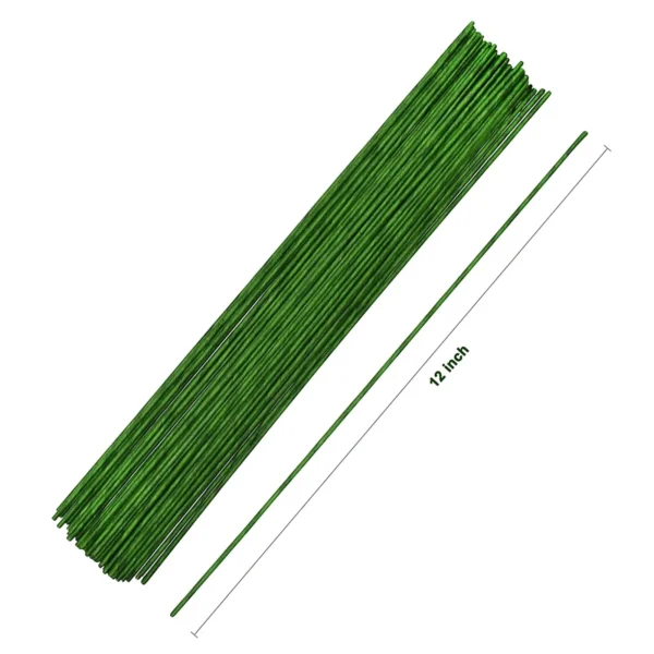 Green Flexible Floral Flower Wire - Image 3