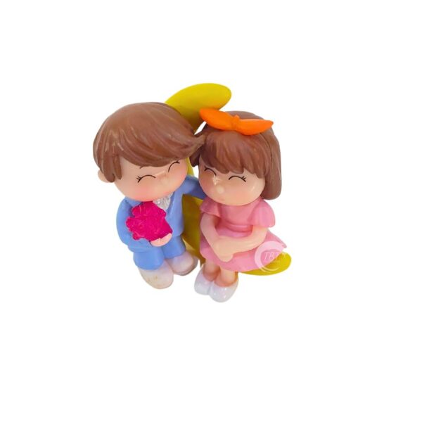 Couple with Moon Cake Miniature Toy - Image 2
