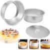 Aluminium Loose Bottom Round Cake Mold Cake Tin - 8X2.5 Inch - Image 3