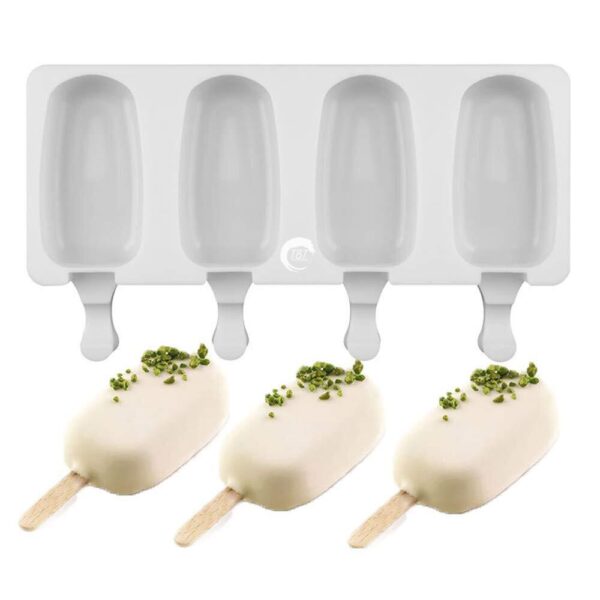 4 Cavity Big Size Silicone Cakesicle Mold - Image 4