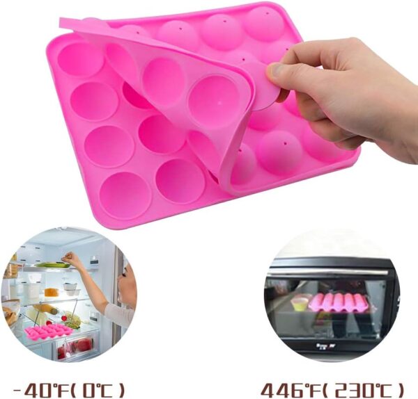 20 Cavity Silicone Full Lollipop Mold - Image 8