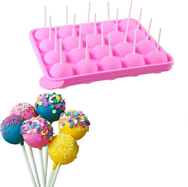 20 Cavity Silicone Full Lollipop Mold - Image 2