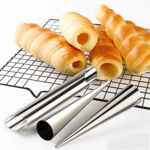 6 Pcs Stainless Steel Cream Roll Baking Tube - Image 5