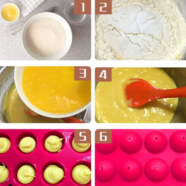 20 Cavity Silicone Full Lollipop Mold - Image 5