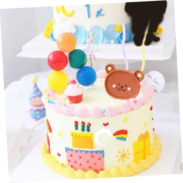 Mini Plastic Balloon Cake Topper - Image 2