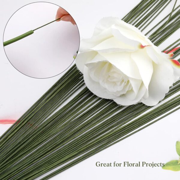 Green Flexible Floral Flower Wire - Image 4