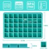40 Cavity Silicone Chocolate Square Cube Mold - Image 4