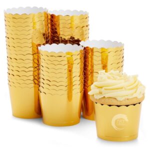 50-pcs-golden-cupcake-muffin-liners