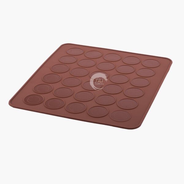 30 Cavity Silicone Round Macaron Baking Mat - Image 4