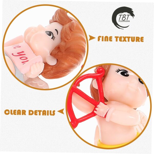 4Pcs Cupid Fairy Miniature Cake Toy - Image 4