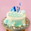 20Pcs Pista Green Faux Ball Cake Decoration - Image 4