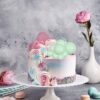 20Pcs Pista Green Faux Ball Cake Decoration - Image 3