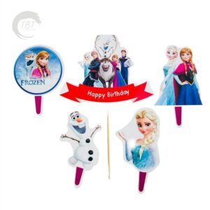 frozen-paper-theme-topper-set