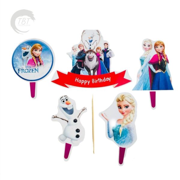 frozen-paper-theme-topper-set