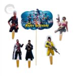 free-fire-paper-theme-topper-set