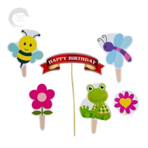 Garden Paper Theme Topper Set