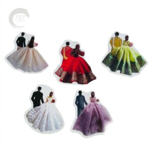 wedding-couple-paper-theme-topper-set