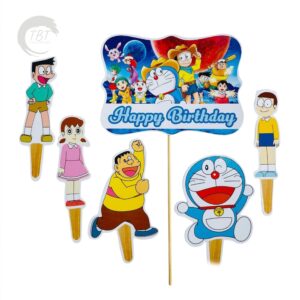 Doraemon Paper Theme Topper Set