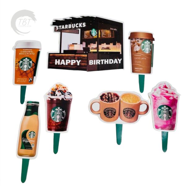 starbucks-paper-theme-topper-set