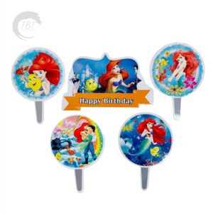 mermaid-paper-theme-topper-set
