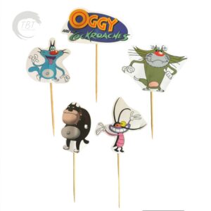 oggy-and-the-cockroaches-paper-theme-topper-set
