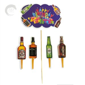 liquar-bottle-paper-theme-topper-set