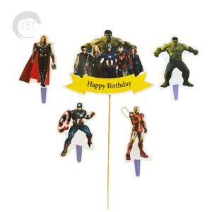 avenger-paper-theme-topper-set