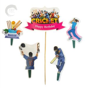 cricket-paper-theme-topper-set