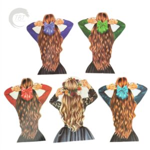 back-lady-paper-theme-topper-set