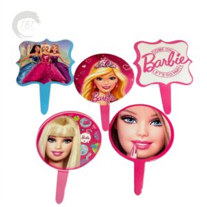 barbie-paper-theme-capcake-topper-set-of-20-piece