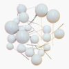 20Pcs White Faux Ball Cake Decoration - Image 4