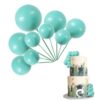 20pcs-teal-faux-ball-cake-decoration