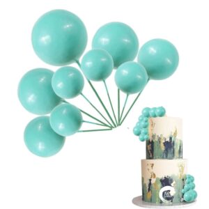 20pcs-teal-faux-ball-cake-decoration