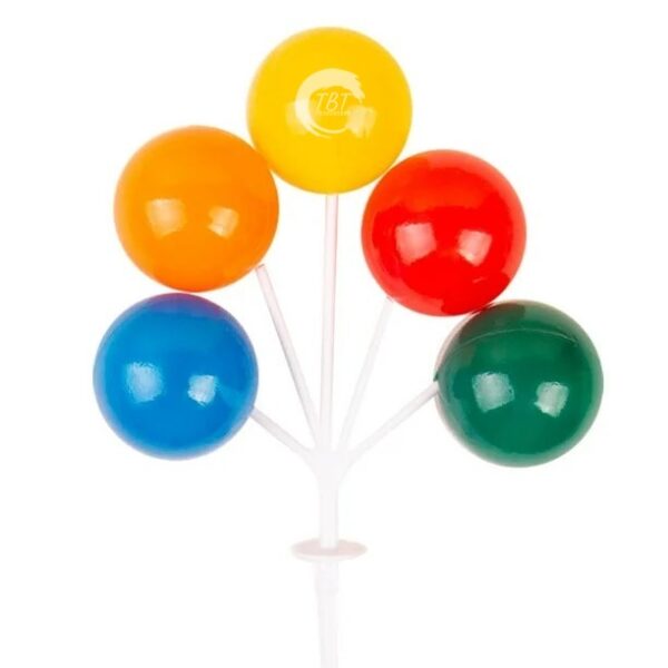 Mini Plastic Balloon Cake Topper - Image 3
