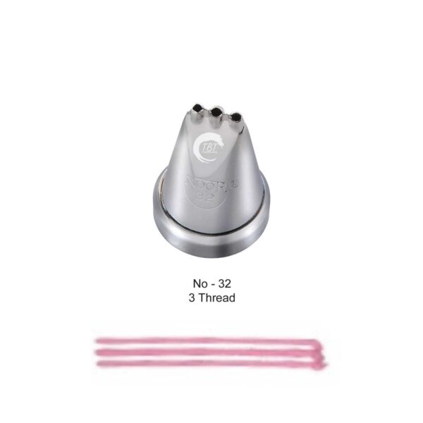 noor-icing-piping-3-thread-nozzle-no32