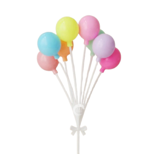 Plastic Balloon Round Cake Topper