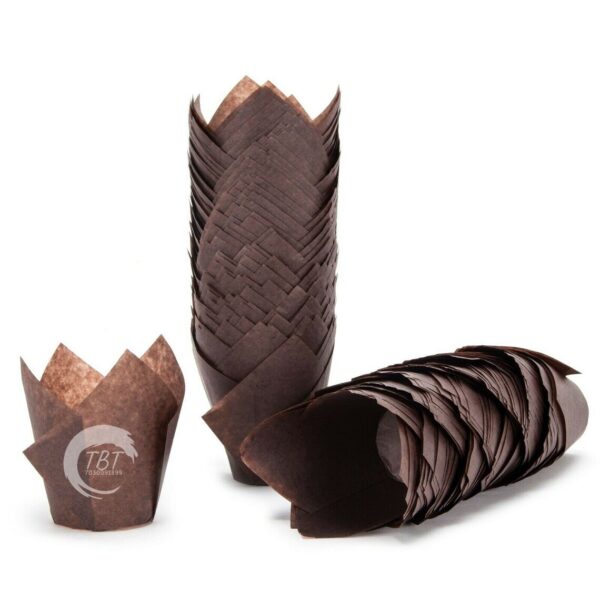 100 Pcs Tulip Paper Cupcake Muffin Liners - Image 5