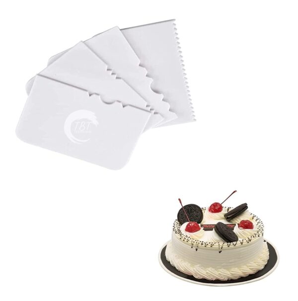 4 Pcs Cake Scraper - Image 3