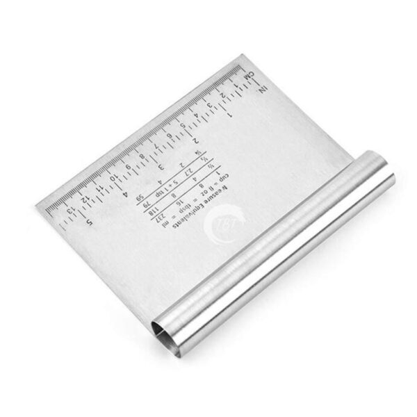 Stainless Steel Pizza Dough Scraper - Image 3
