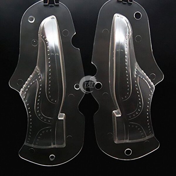 3D Men's Leather Shoe Polycarbonate Plastic Chocolate Mold - Image 2