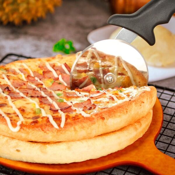 Stainless Steel Pizza Cutter - Image 2