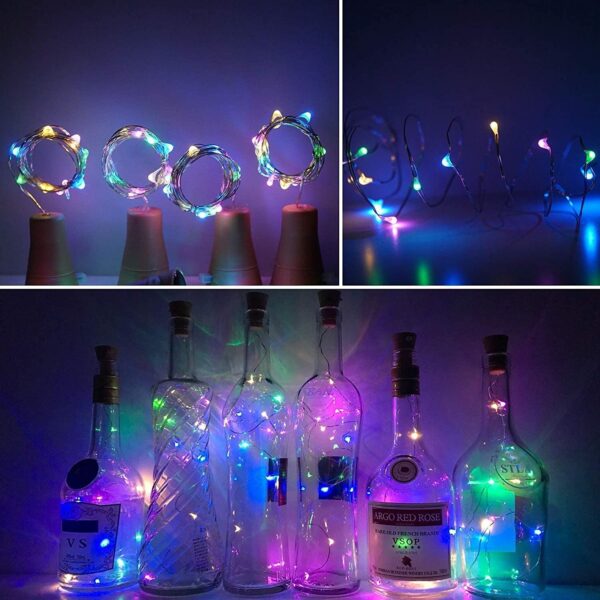 Multicolor LED Cork Light 2M - Image 2