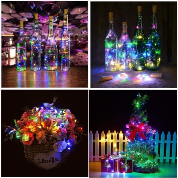 Multicolor LED Cork Light 2M - Image 4