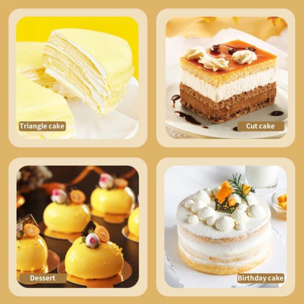 Mini Square Pastry Cake Base 24 Piece - Image 2