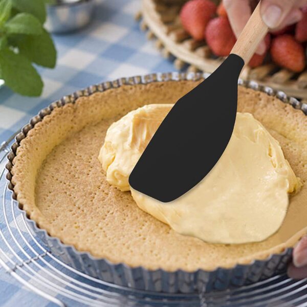 Full Wooden Handle Silicone Spatula - Image 6