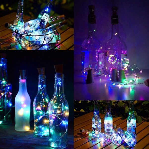 Multicolor LED Cork Light 2M - Image 5
