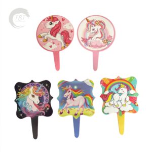 unicorn-paper-theme-capcake-topper-set-of-20-piece